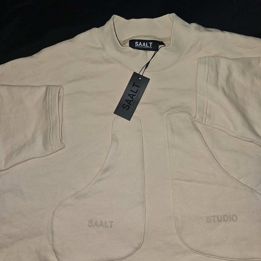 Saalt Cream Sweatshirt